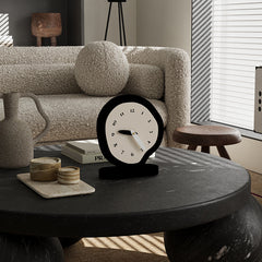 Modern Minimalist Cream Table Clock | Yedwo