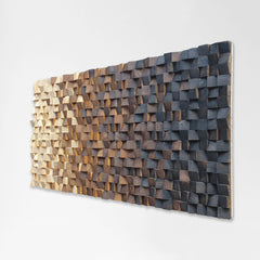 Modern Rustic Piece Wood Wall Art | Yedwo Design