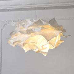 Modern DIY White Cloud Paper Chandeliers | Yedwo Design