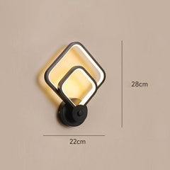 Modern Geometric Abstract LED Wall Lamp | Yedwo