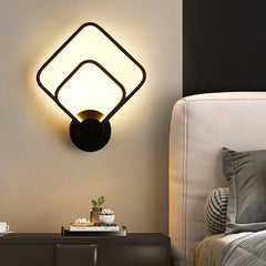 Modern Geometric Abstract LED Wall Lamp | Yedwo