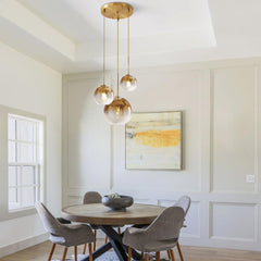 Modern Gold Cluster Island Bubble Pendant Light | Yedwo