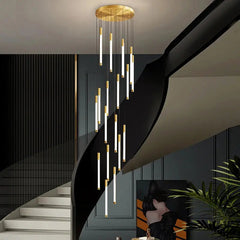 Modern Long Chandelier For Staircase | Yedwo