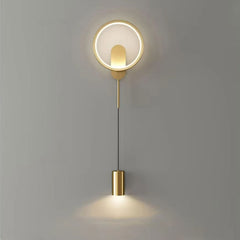 Modern Luxury Black Gold LED Wall Lamp | Yedwo Design