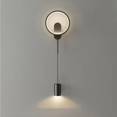 Modern Luxury Black Gold LED Wall Lamp | Yedwo Design