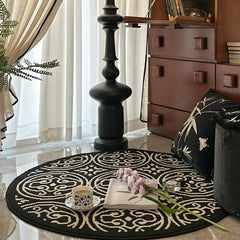 Modern Luxury Geometric Round Rug | Yedwo Design