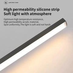 Modern Nordic Strip Led Wall Lamp | Yedwo Design