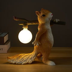 Modern Resin Squirrel Table Lamp | Yedwo