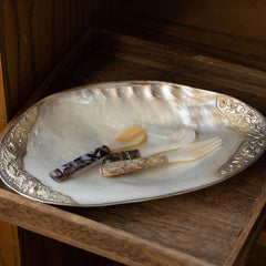 Natural Vietnamese Shell Decorative Tray | Yedwo Design
