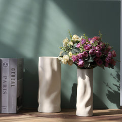 Nordic Morandi Irregular Art Ceramic Vase | Yedwo Design