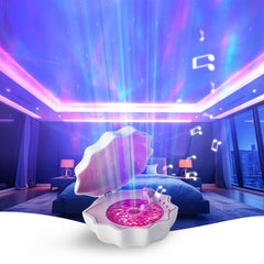 Northern Lights Shell Projector with Bluetooth Speaker | Yedwo