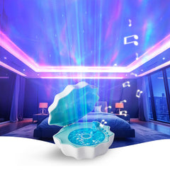 Northern Lights Shell Projector with Bluetooth Speaker | Yedwo