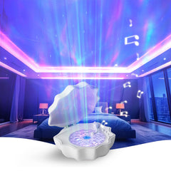 Northern Lights Shell Projector with Bluetooth Speaker | Yedwo