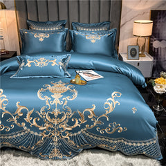 OZMUNDO Egyptian Cotton Embroidered Bedding Set | Yedwo Home