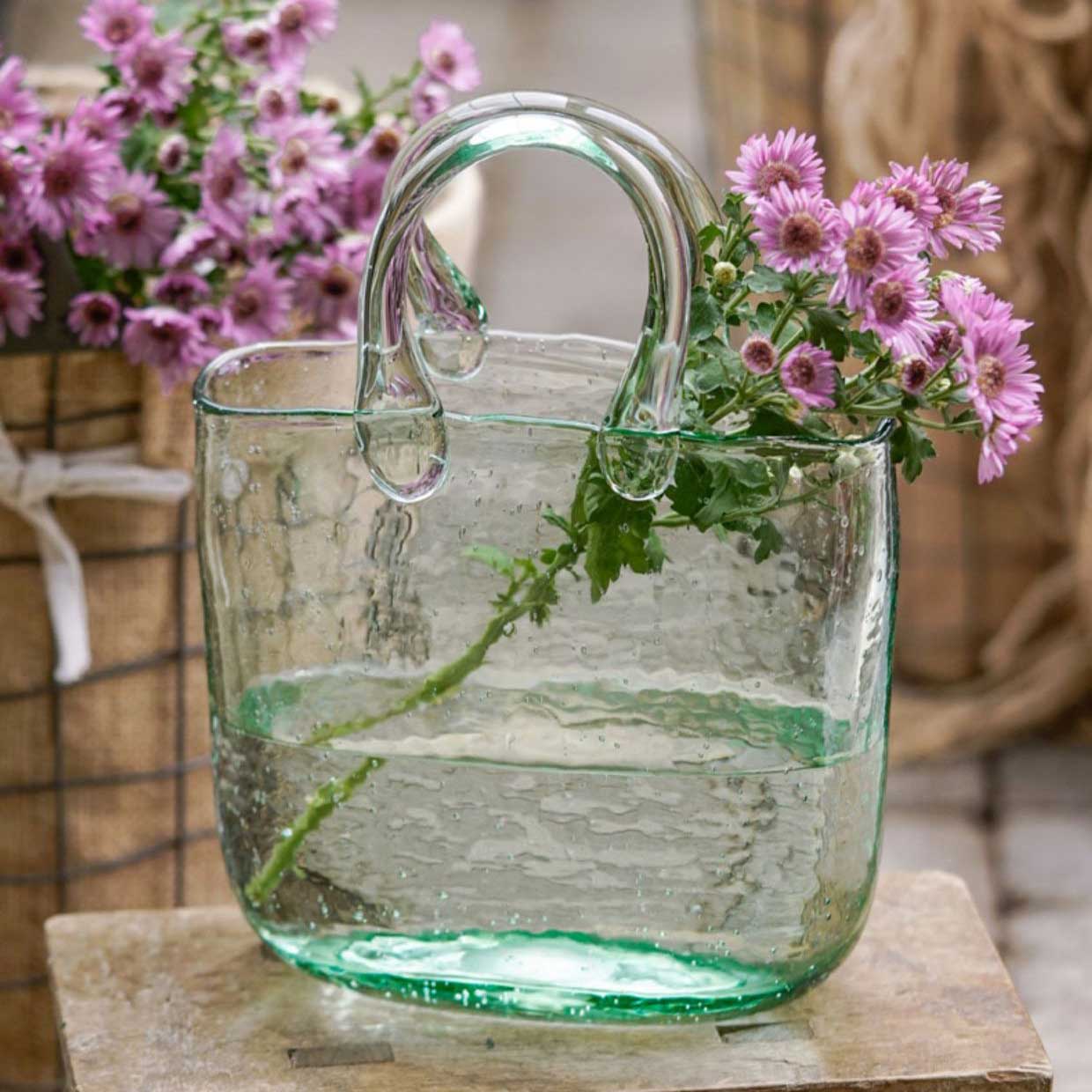 Olivia Glass Handbag Vase | Yedwo Design