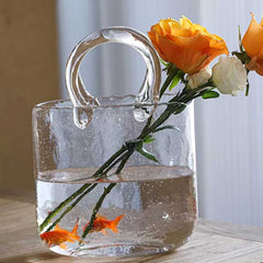 Olivia Glass Handbag Vase | Yedwo Design