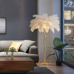 Original Palmera Luxury Feather Floor Lamp | Yedwo Design