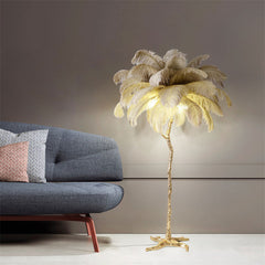 Original Palmera Luxury Feather Floor Lamp | Yedwo Design