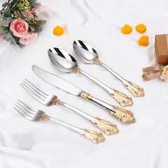 Orla Gold&Silver Luxury Plated Cutlery Set | Yedwo Design
