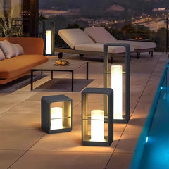 Outdoor Solar Lantern Pathway Floor Lamp | Yedwo Design