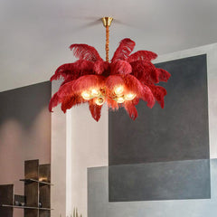 Palmera Luxury Feather Pendant Lamp | Yedwo Design