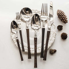 Paris Vintage Chicken Wing Wood Cutlery Set | Yedwo