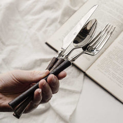 Paris Vintage Chicken Wing Wood Cutlery Set | Yedwo