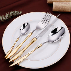 Portugal Gold Luxury Cutlery Set | Yedwo