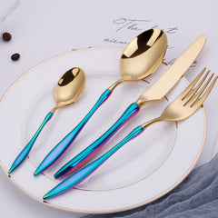 Portugal Gold Luxury Cutlery Set | Yedwo