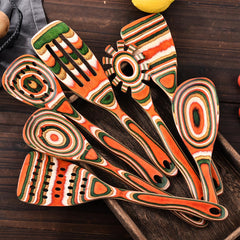 Premium 7-Piece Pakkawood Kitchen Utensil Set | Yedwo