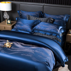 Premium Luxury 180S Egyptian Cotton Silky Jacquard Duvet Cover | Yedwo Home