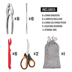 Professional 20-piece Seafood Tools Set | Yedwo