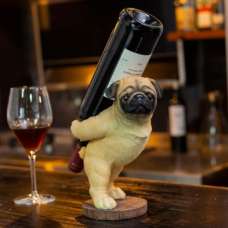 Dog Wine Rack Puppy Dog Statue Wine Holder | Yedwo Design – YEDWO