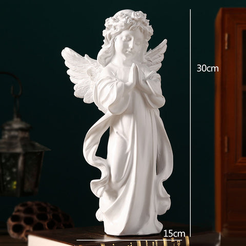 Resin Fairy Angel Statue, Christmas & Thanksgiving Day Decoration | Yedwo