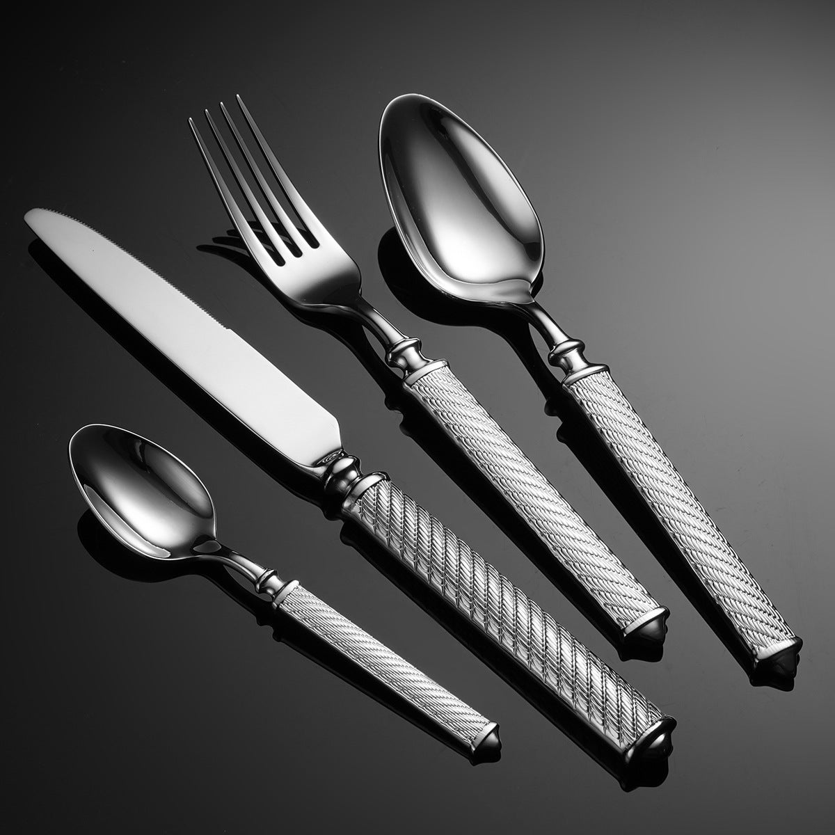 Cutlery Rope Pattern Roma Rope Steak Cutlery Set | Yedwo Design – YEDWO