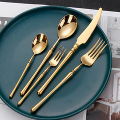 Rome Gold&Silver Cutlery Set | Yedwo