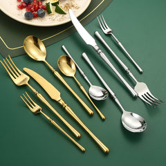 Rome Gold&Silver Cutlery Set | Yedwo