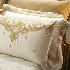 Rovenia Luxury Satin Cotton Bedding Set | Yedwo