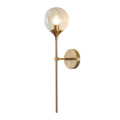 Mid Century Gold Brushed Brass Wall Mounted Light | Yedwo Design