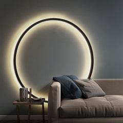 Simple Circle Background Decoration Lamps | Yedwo Design