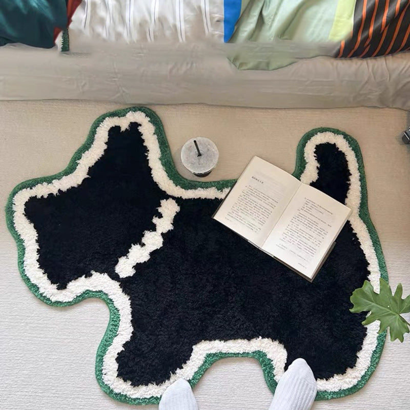 Soft Irregular Fluffy Schnauzer Dog Carpet | Yedwo Home