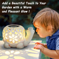 Solar Turtle Garden Lantern Lights | Yedwo