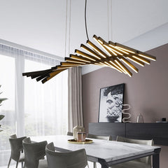 Spiral Rib Ripple Chandelier | Yedwo Design