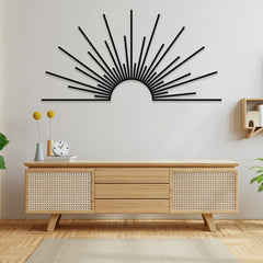 Sun Metal Art Wall Decor | Yedwo