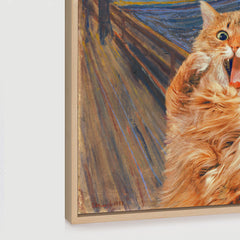 The Scream Cat Print Wall Art | Yedwo