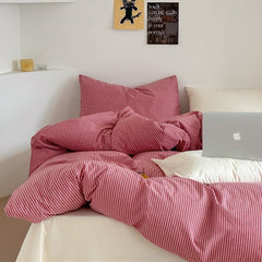 Thin Striped Long Staple Egyptian Cotton Bedding Set | Yedwo