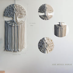 Tree of Life Macramé Wall Hanging Energy Décor | Yedwo