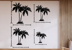 Tropical Palm Tree Metal Wall Art Outdoor Wall Decor | Yedwo Design