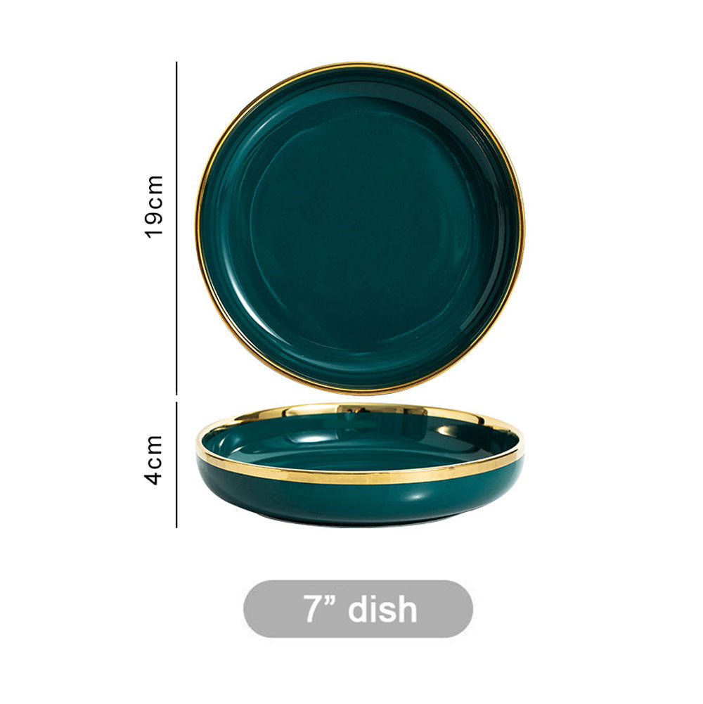 Verde Emerald Green Luxury Dinnerware Set | Yedwo Home – YEDWO