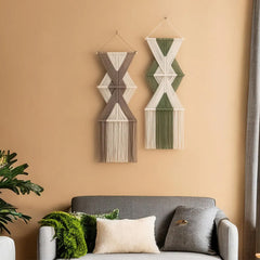 Vertical Boho Macrame Wall Hanging | Yedwo